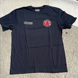 NWOT - Black Short Sleeve Tee - Top Poker Streamer